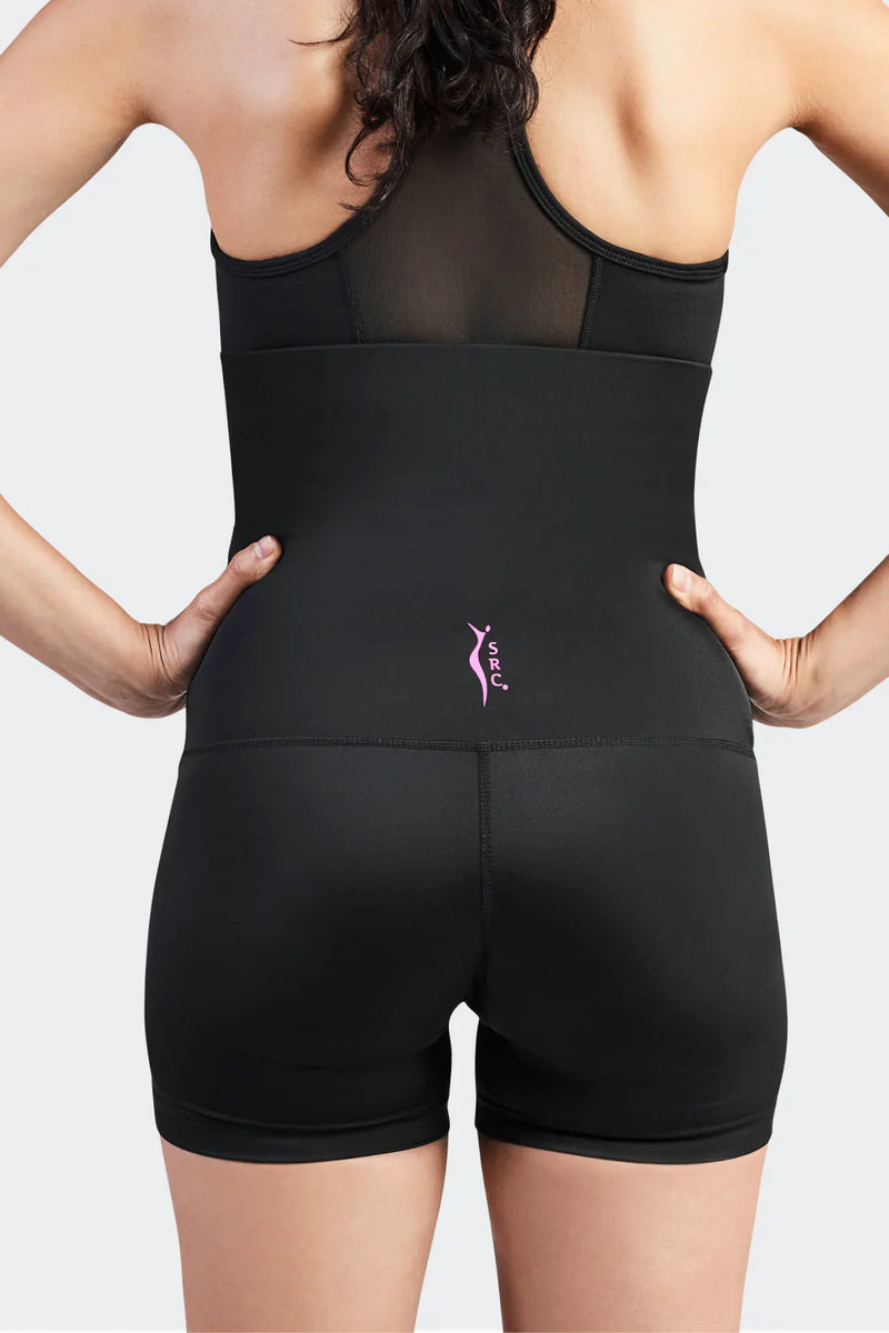 SRC C-Section Recovery Mini post-surgical compression shorts, side view
