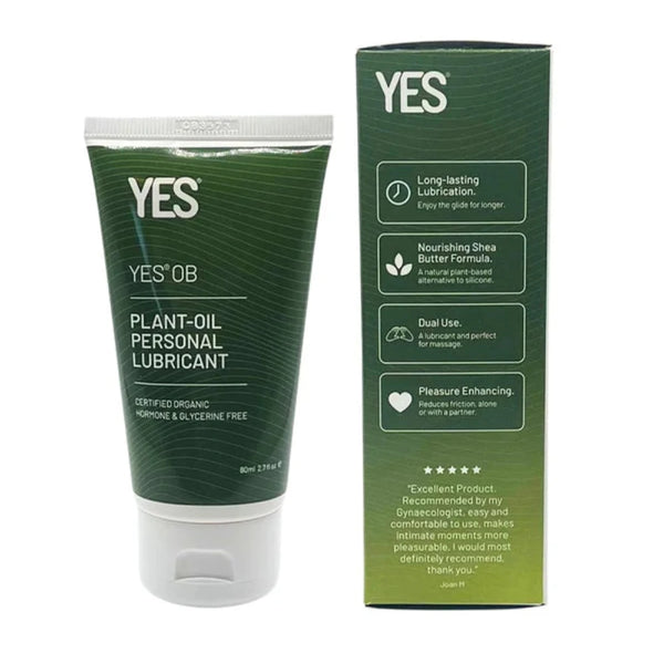 YES OB — Organic Oil-Based Intimate Lubricant & Moisturiser
