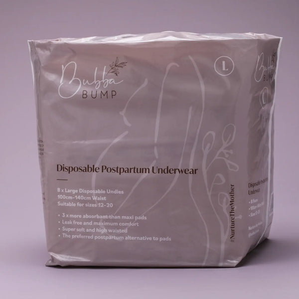 Bubba Bump Disposable Postpartum Underwear — Hospital & Home