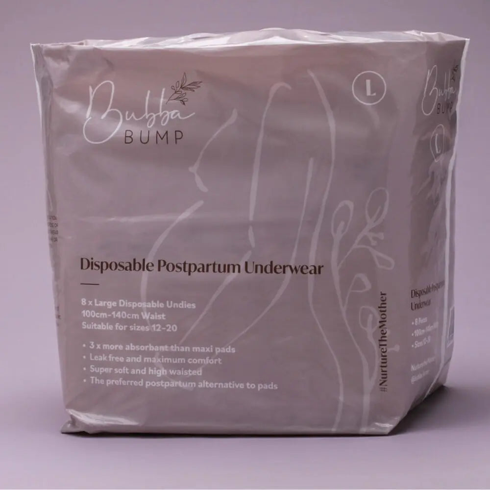 Bubba Bump Disposable Postpartum Underwear — Hospital & Home