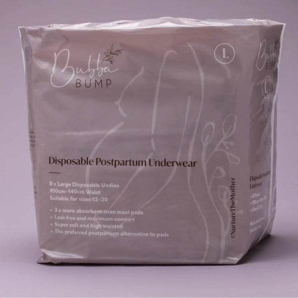 Bubba Bump Disposable Postpartum Underwear — Hospital & Home