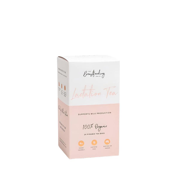 Organic breastfeeding and lactation tea blend to support milk production and maternal health, naturally rich in antioxidants and herbs traditionally used for lactation.