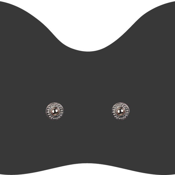 Midnight black butterfly-shaped replacement adhesive pad for the Tap 2.0 wearable device – mid-sized, latex-free