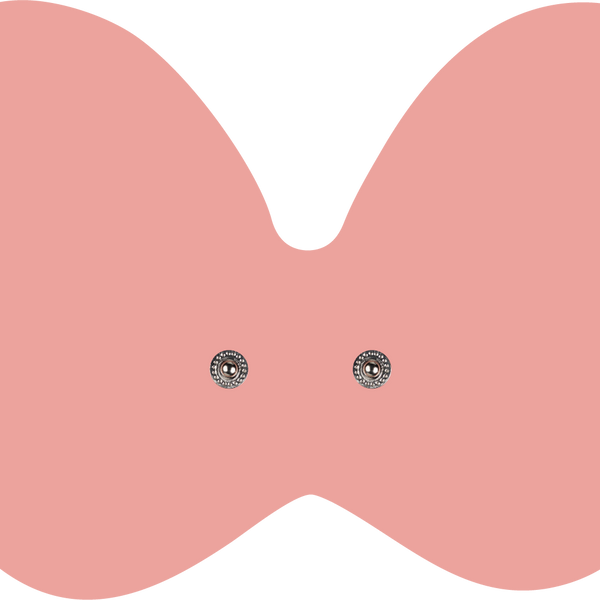 Blush pink XL Butterfly Back Pad – 20cm × 14cm replacement adhesive pad for the Tap 2.0 wearable device, designed for the lower back