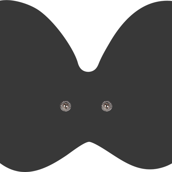 Midnight black XL Butterfly Back Pad – 20cm × 14cm replacement adhesive pad for the Tap 2.0 wearable device, designed for the lower back