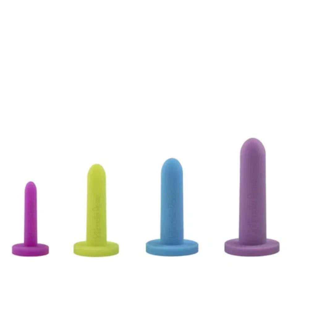 Intimate Rose small vaginal dilator set, early graduated sizes in medical-grade silicone