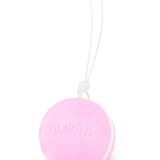 The Intimina Laselle Kegel Exercisers are small, round, pink silicone balls with 