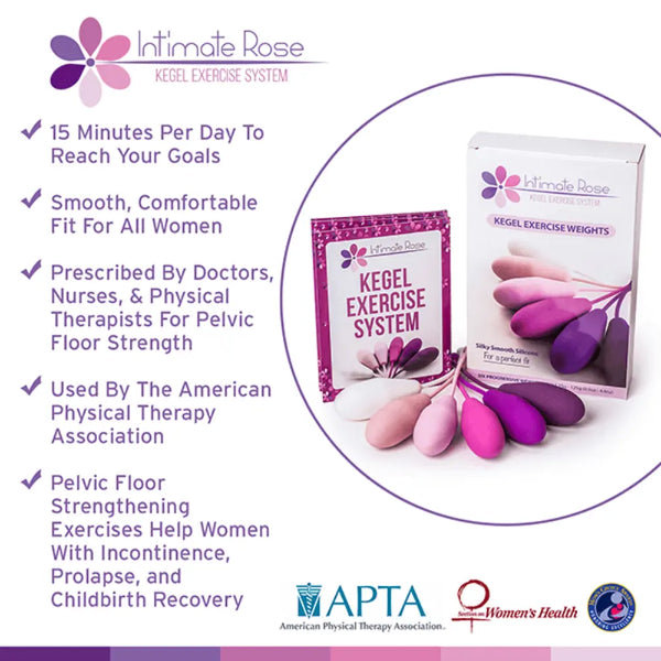 Intimate Rose Kegel Balls — Graduated Weighted Pelvic Set