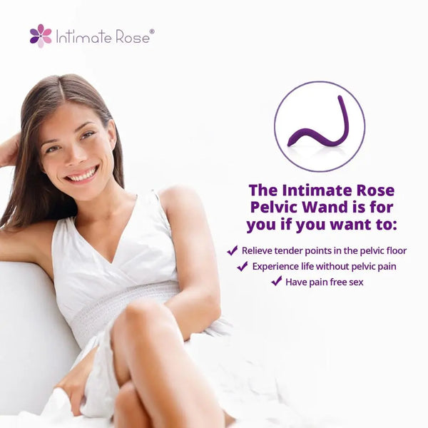 Intimate Rose Pelvic Wand — Internal Pelvic Floor Trigger Point Tool