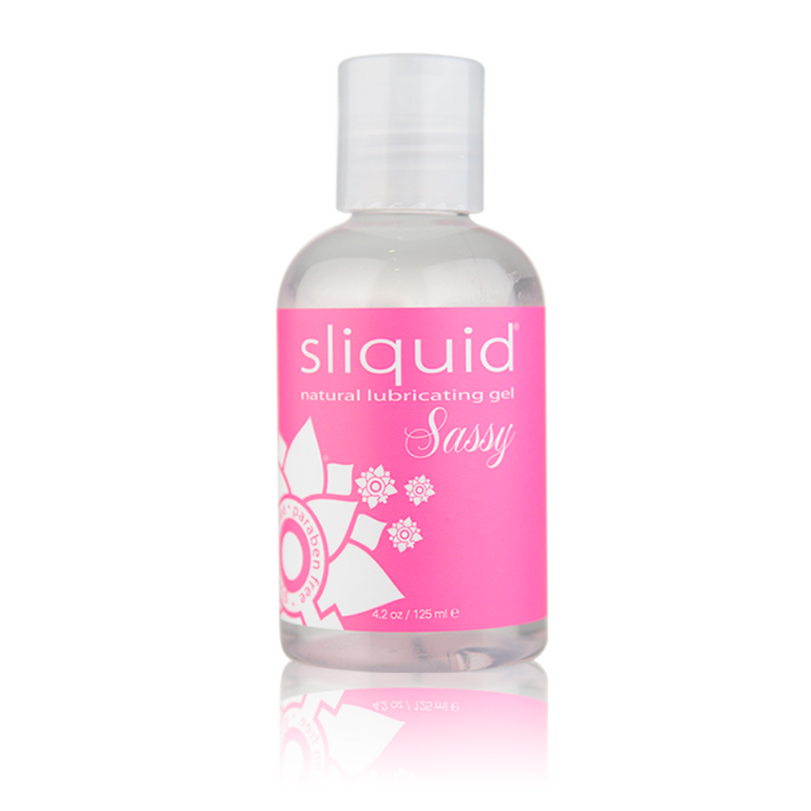 Sliquid Sassy 125ml ultra-thick water-based lubricant, pH balanced, vegan, condom safe and toy compatible – Blossom Pelvic Health.