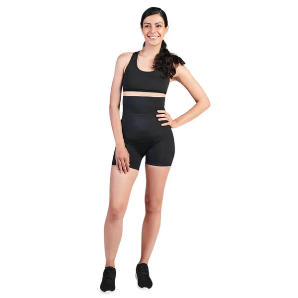 SRC Postpartum Recovery Shorts Mini — Low-Rise Compression